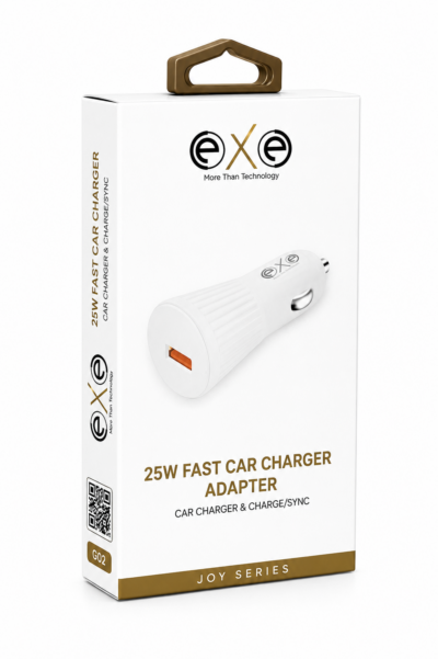 EXE 25W Hızlı Araç Şarj Adaptörü USB Çıkışlı Çakmaklık Şarj Cihazı